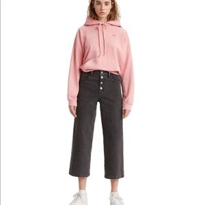 Levi’s Mile High Cropped Wide Leg Jeans